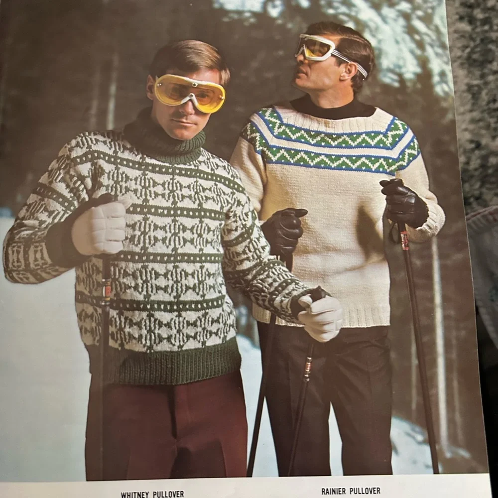 Vintage Columbia Minerva Hand Knits For Men Book